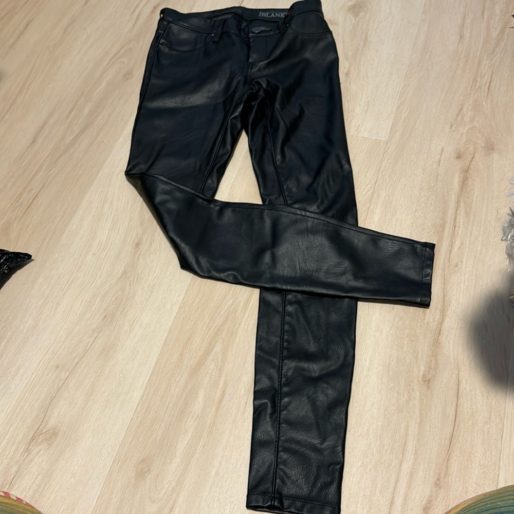 BlankNYC faux leather pants size 24